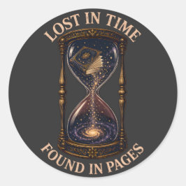 Lost In Time Found In Pages ステッカー