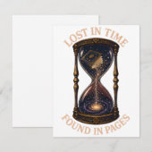 Lost In Time Found In Pages ノートカード (正面/裏面)