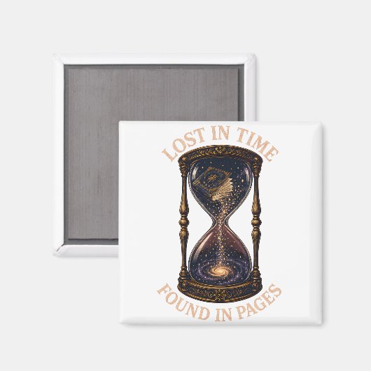 Lost In Time Found In Pages マグネット (正面/裏面)