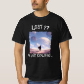 Lost?? Or Just Exploring...Desert Camping Tシャツ (正面)