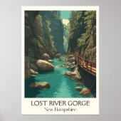 Lost River Gorge New Hampshire ポスター (正面)