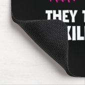 Lost Them Kept My Life Breast Cancer Survivor Tee  マウスパッド (コーナー)