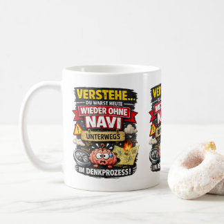 Lost Thought Process – Funny Brain Design コーヒーマグカップ
