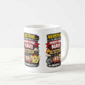 Lost Thought Process – Funny Brain Design コーヒーマグカップ (正面右)