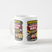 Lost Thought Process – Funny Brain Design コーヒーマグカップ (正面左)