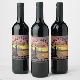 lot d'étiquettes pour Bouteilles de vin ワインラベル