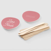 Lot d'éventails Colorus rose ハンドファン (組立なし)