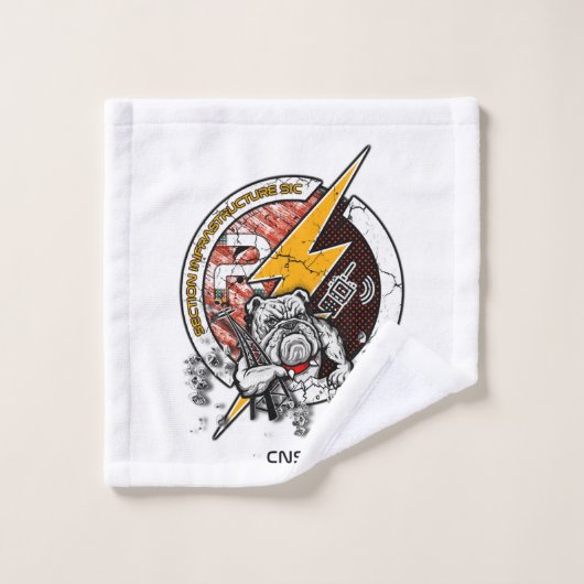 LOT SERVIETTE DE BAINS INFRASIC BLANC バスタオルセット (ウォッシュタオル)