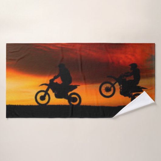 Lot serviette moto バスタオルセット (バスタオル)