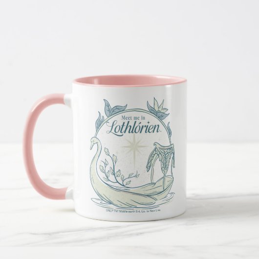 LOTHLORIEN™で会おう - 白鳥のボート マグカップ (左)