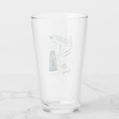 LOTHLORIEN™ 水彩コラージュ グラフィック タンブラーグラス (裏面)