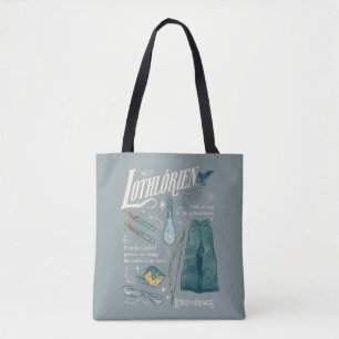 LOTHLORIEN™ 水彩コラージュ グラフィック トートバッグ