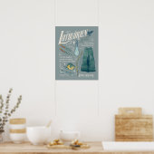 LOTHLORIEN™ 水彩コラージュ グラフィック ポスター (キッチン)
