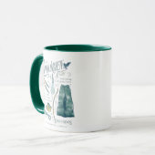 LOTHLORIEN™ 水彩コラージュ グラフィック マグカップ (正面左)