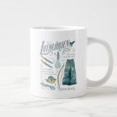 LOTHLORIEN™ Watercolor Collage Graphic ジャンボコーヒーマグカップ (右)