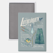 LOTHLORIEN™ Watercolor Collage Graphic マグネット (正面/裏面)