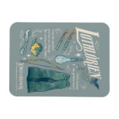 LOTHLORIEN™ Watercolor Collage Graphic マグネット (横)