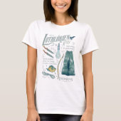 LOTHLORIEN™ Watercolor Collage Graphic Tシャツ (正面)