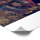 Lot's Family 離れ's Sodom, 1625 (パネル上の油) ポスター (角)