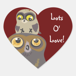 Lots O' Love Owlとベビー ハートシール
