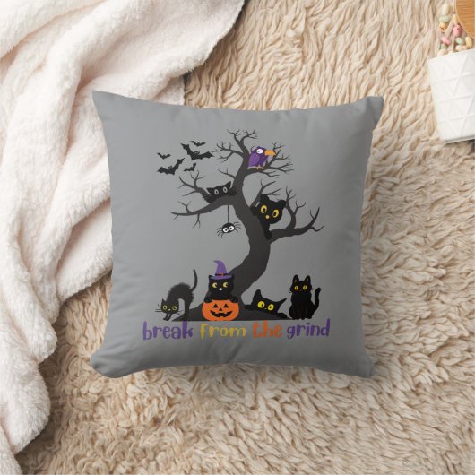 Lot's Of Black Cats BFTG枕 クッション (ブランケット)