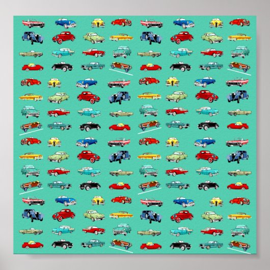 Lots of Retro Cars ポスター (正面)