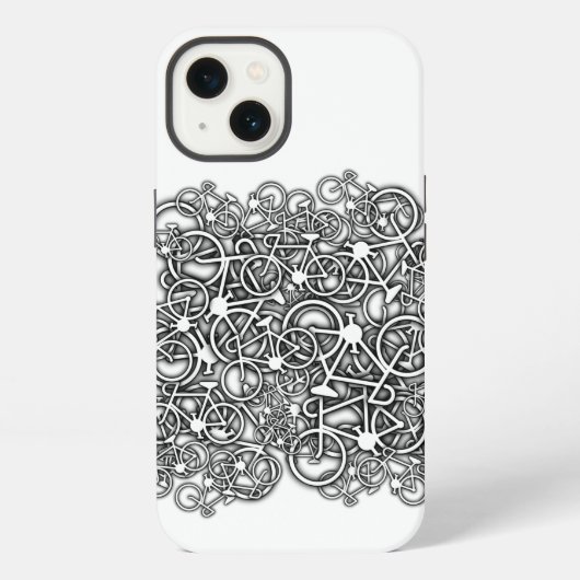 Lotsa Bikesカスタマイズ可能なiPhoneケース iPhoneケース (裏面)