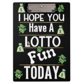 Lottery Scratch Ticket LOTTO Fun クリップボード (正面)