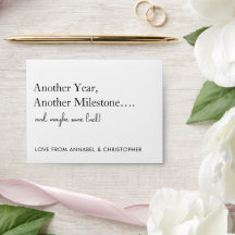Lotto Milestone Envelope | Another Year, Another 