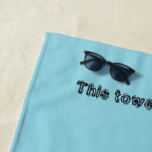 Lottus on the beach  ビーチタオル (インサイチュ)