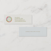 LotusおよびOmのシンボル名刺 スキニー名刺 (正面/裏面)