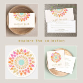 Lotusカラフルフローラスパギフト券 招待状