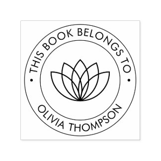 Lotusモダンこの本は次のものだ セルフインキングスタンプ