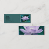 Lotus5細い3" x1"名刺 スキニー名刺 (正面/裏面)