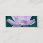 Lotus5細い3" x1"名刺 スキニー名刺 (裏面)