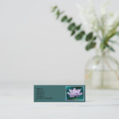 Lotus5細い3" x1"名刺 スキニー名刺 (スタンド正面)