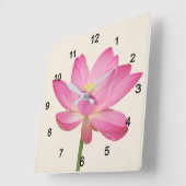 Lotus スクエア壁時計 (傾斜)