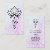 *～* Lotus.ヨガグラデーション聖地涅槃  名刺 (正面/裏面)