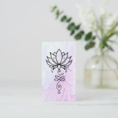 *～* Lotus.ヨガグラデーション聖地涅槃  名刺 (スタンド正面)