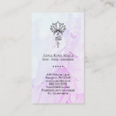 *～* Lotus.ヨガグラデーション聖地涅槃  名刺 (裏面)