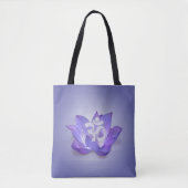 Lotus and OM symbol トートバッグ (正面)