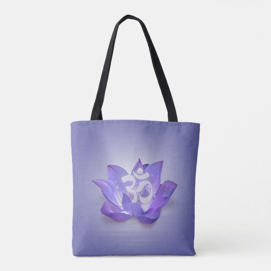 Lotus and OM symbol トートバッグ (裏面)