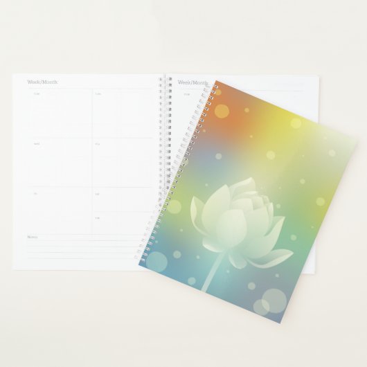 Lotus Awakening Hardcover Daily Planner プランナー手帳 (ディスプレー)