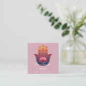 Lotus Blessing | ハムサの手 スクエア名刺 (スタンド正面)