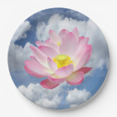 Lotus Blossomのみ+テキストとアイディア ペーパープレート (正面)