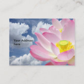 Lotus Blossomのみ+テキストとアイディア 名刺 (裏面)