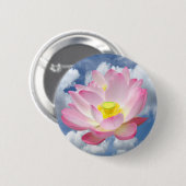 Lotus Blossomのみ+テキストとアイディア 缶バッジ (正面&裏面)