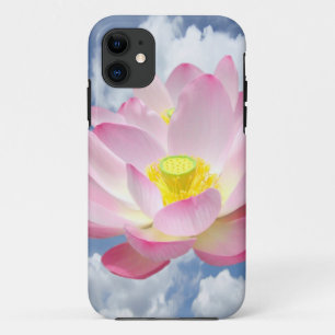 Lotus Blossomのみ+テキストとアイディア iPhone 11 ケース