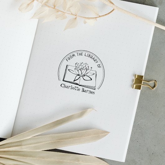 Lotus Bookのライブラリから ラバースタンプ