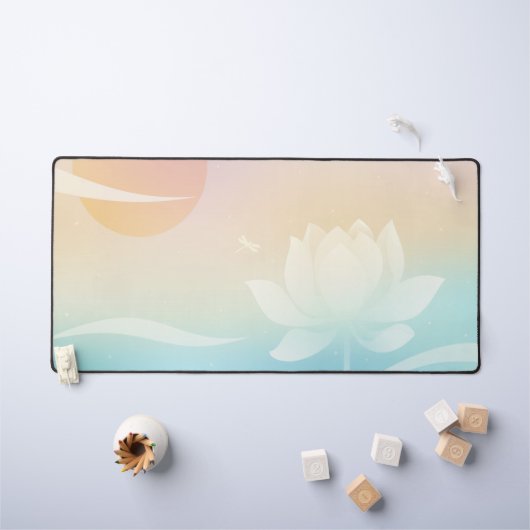 Lotus Calm Desk Mat デスクマット (キッズテーブル)